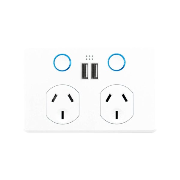 Deta Grid Connect Smart Double Touch Power Point With Dual USB