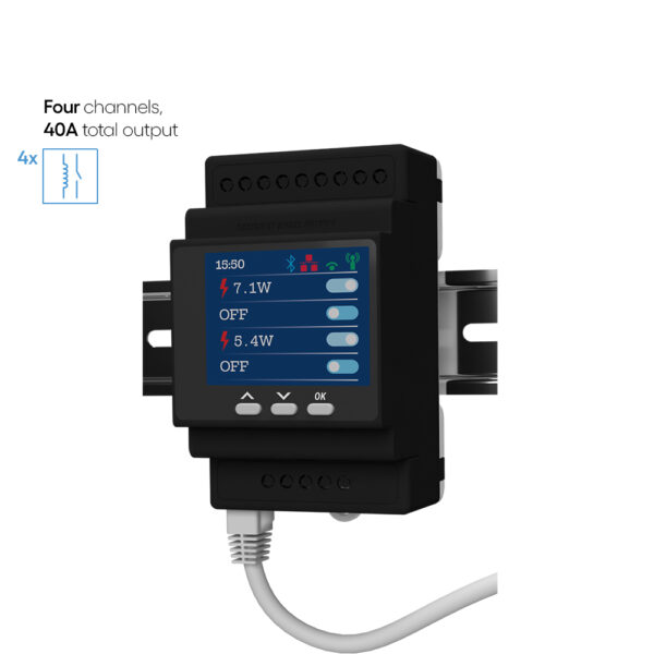 Shelly Pro 4PM-DIN rail breaker switch