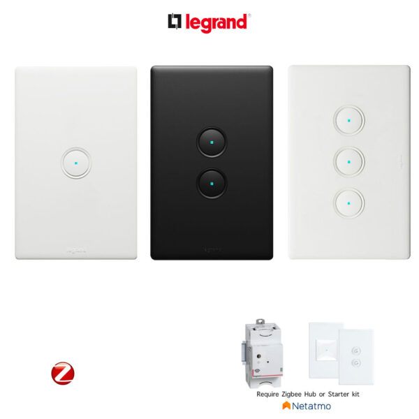 Legrand Excel Life Smart 1/2/3 Gang switch