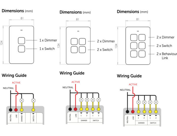 Senoa Multi Purpose 2/4/6 Gang Dimmer - Image 2