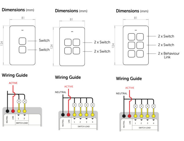 Senoa Multi Purpose 2/4/6 Gang Switch - Image 2